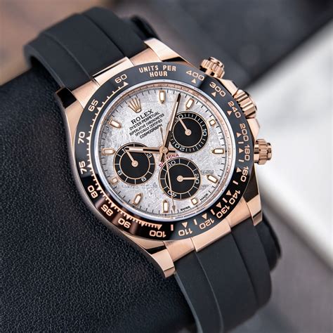 rolex daytona meteorite retail price|rolex daytona oysterflex price.